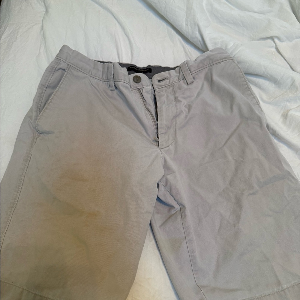 Banana Republic Light Gray Shorts